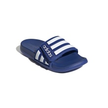 adidas Adilette Comfort Adjustable (rzep) niebieskie klapki dziecięce